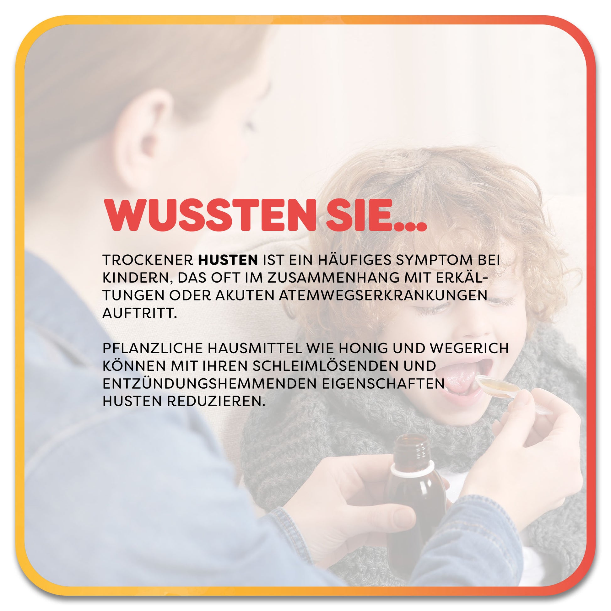 Information trockener Husten bei Kindern