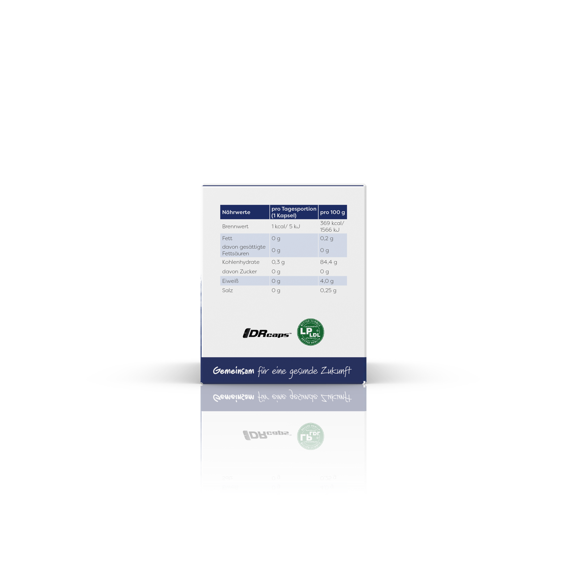 Kartonage Lactobact LDL-Control von rechts